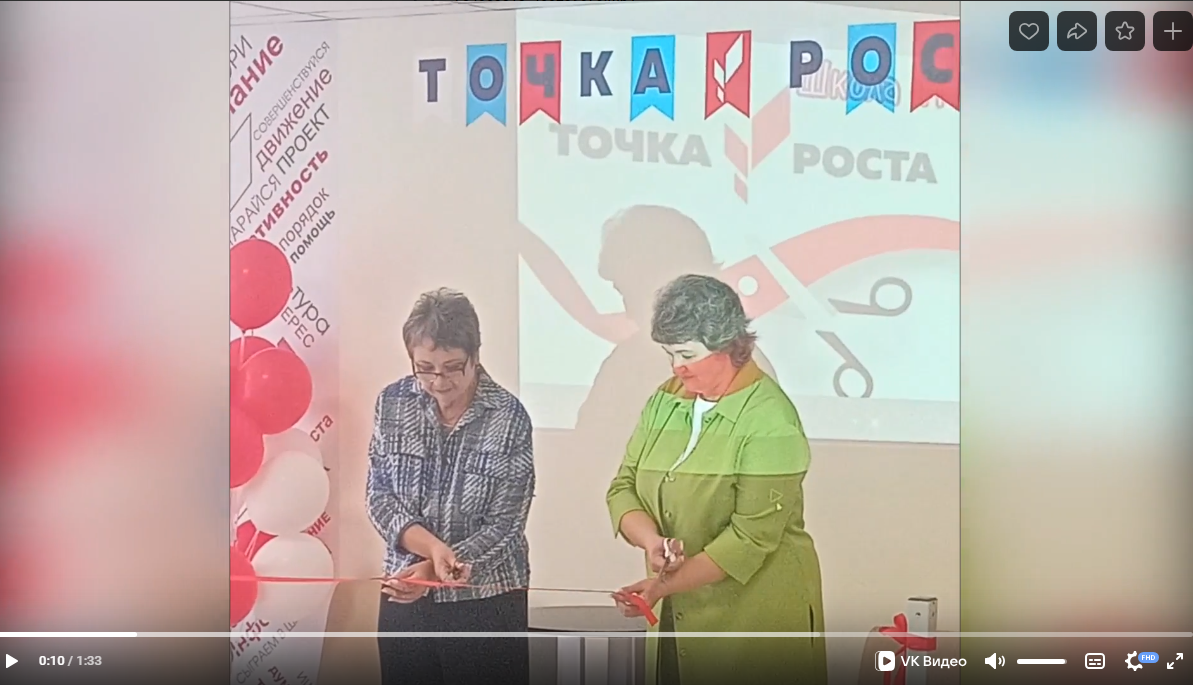 Открытие Точки Роста.